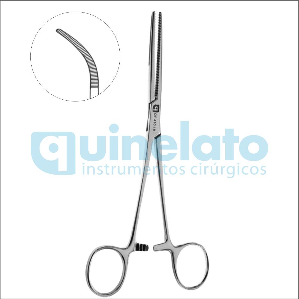 Pinça Rochester Pean curva 24cm - Quinelato