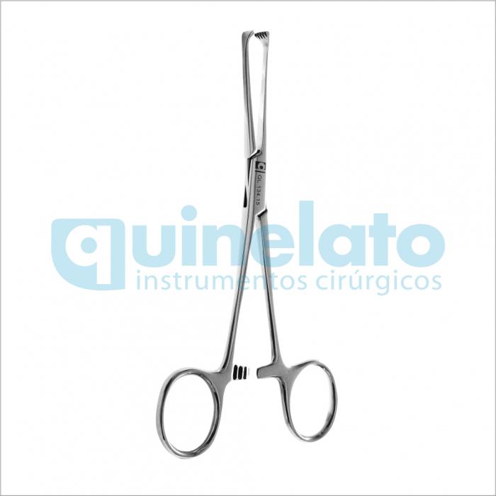 Pinça Allis 15cm - 5X6 Dentes - Quinelato