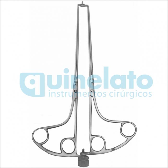 Pinça Abadie atrauma 27cm - 3x2 dentes