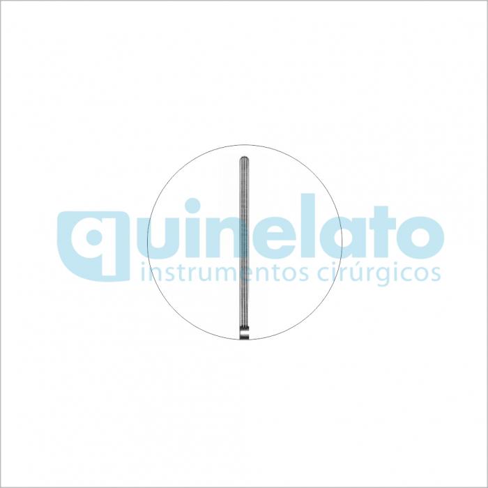 Pinça Kocher Intestinal com atrauma reta 25cm